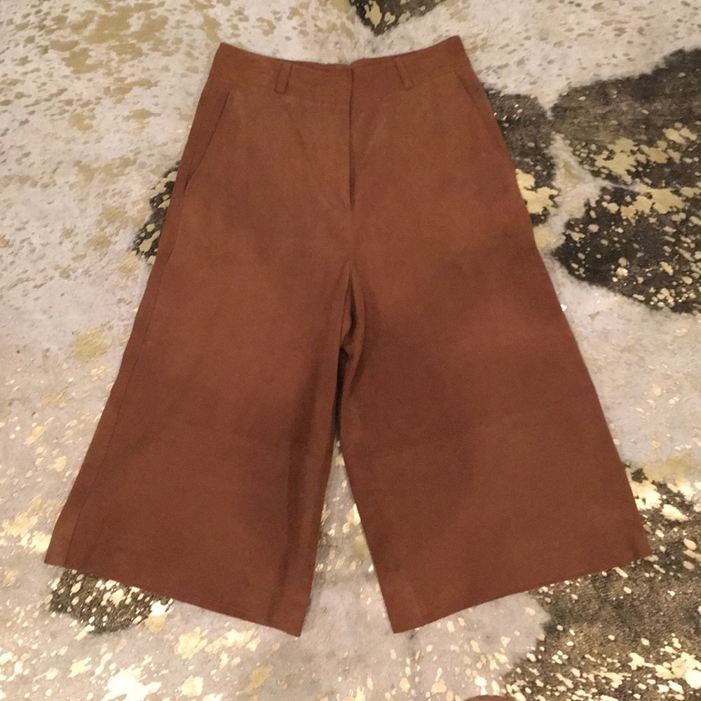 Leather Suede Pants